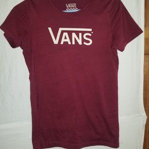 Red womens VANS shirt